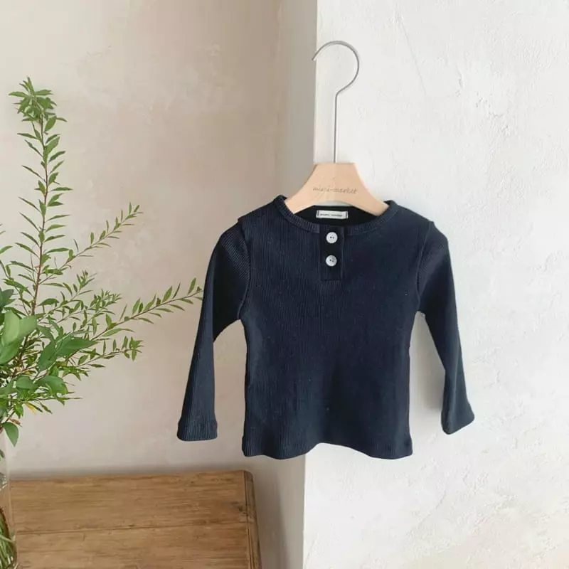 Mimi Market - Korean Baby Fashion - #babyoninstagram - Button Tee - 8