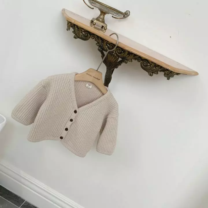 Mimi Market - Korean Baby Fashion - #babylifestyle - Waffle Cardigan - 4
