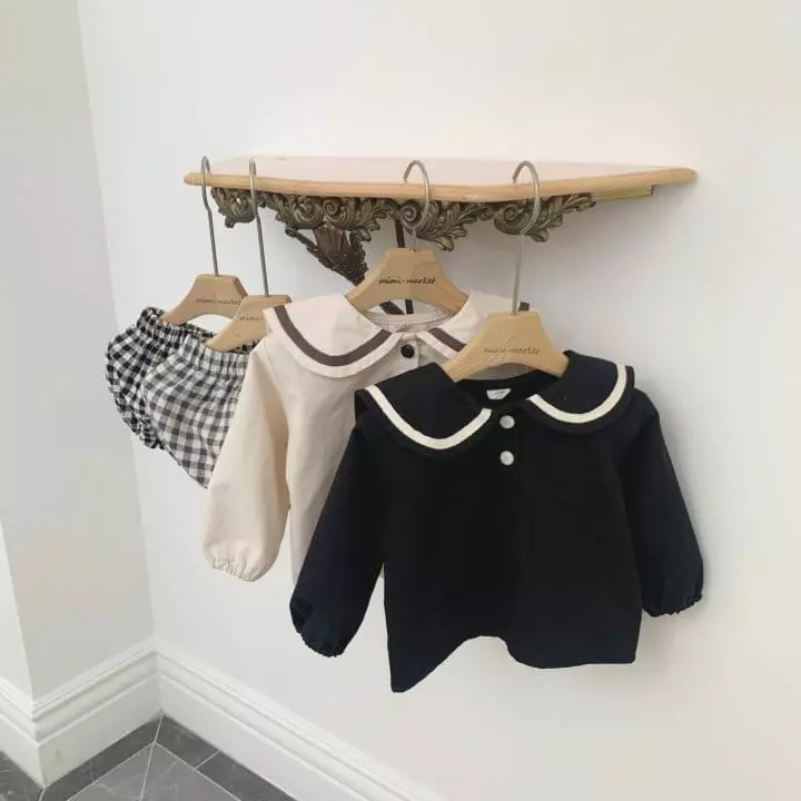 Mimi Market - Korean Baby Fashion - #babyootd - Sailor Top Bottom Set - 11