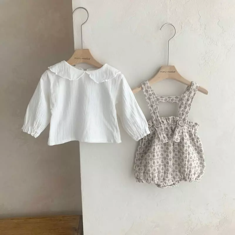 Mimi Market - Korean Baby Fashion - #babyoutfit - Happy Dungarees - 11