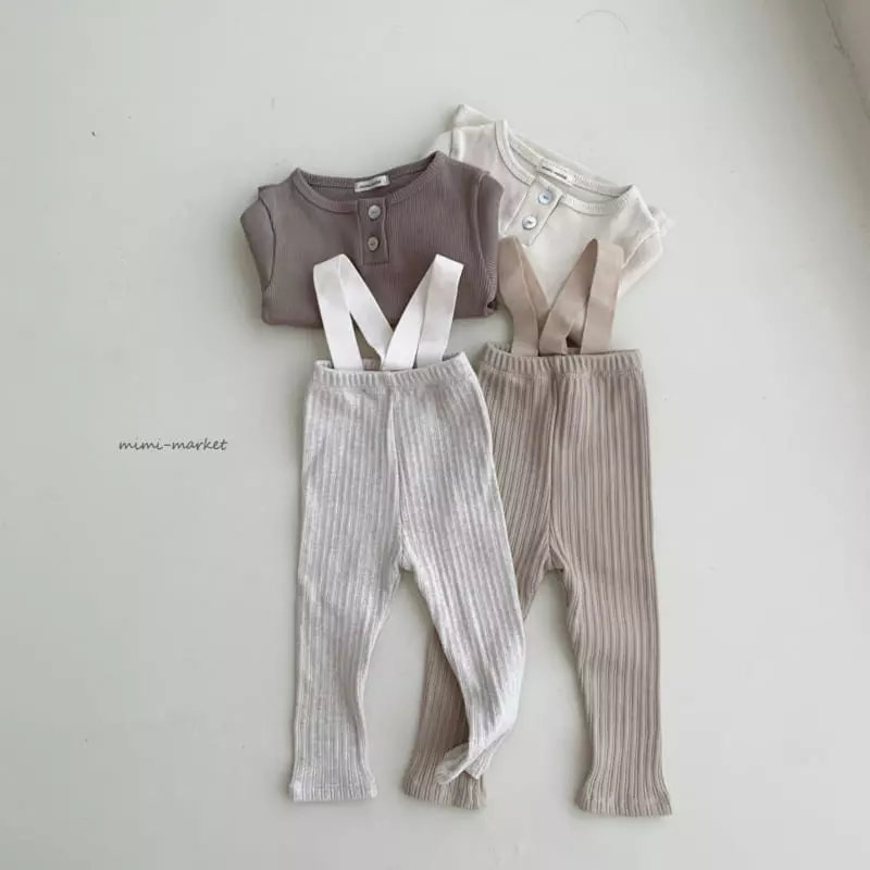 Mimi Market - Korean Baby Fashion - #babyoutfit - Cozy Dungarees