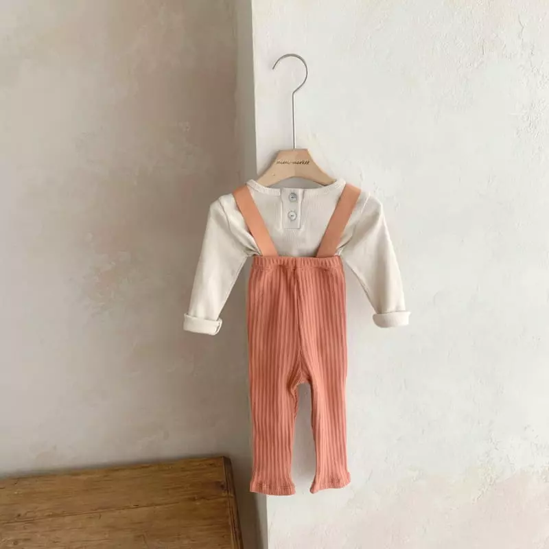 Mimi Market - Korean Baby Fashion - #babyoutfit - Cozy Dungarees - 2