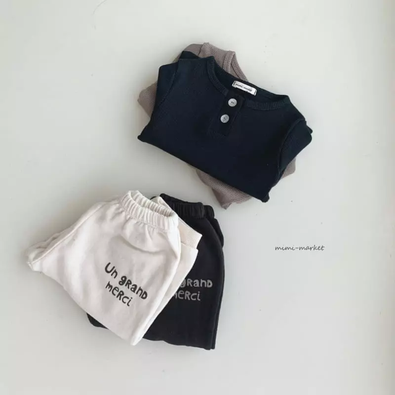 Mimi Market - Korean Baby Fashion - #babyoutfit - Button Tee - 11
