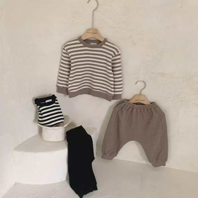 Mimi Market - Korean Baby Fashion - #babyoutfit - Mimi Top Bottom Set - 8