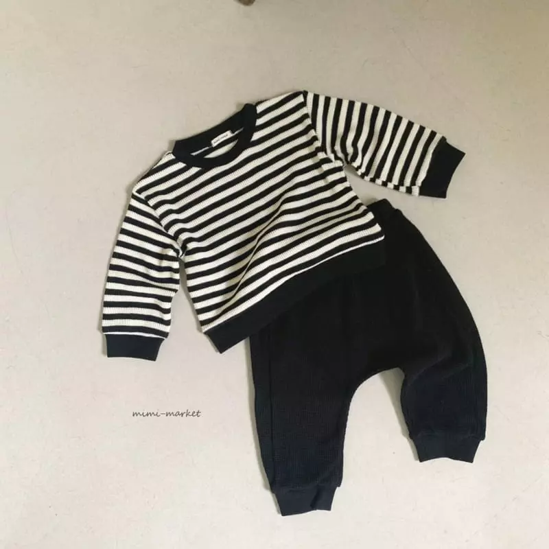 Mimi Market - Korean Baby Fashion - #babyoutfit - Mimi Top Bottom Set - 9