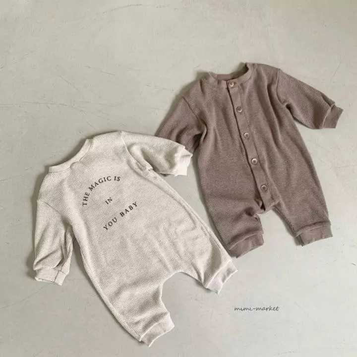 Mimi Market - Korean Baby Fashion - #babyoutfit - Croiffle Bodysuit