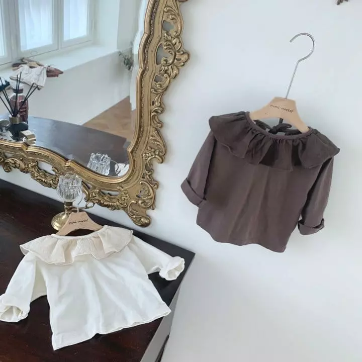 Mimi Market - Korean Baby Fashion - #babyoutfit - Lora Collar Tee - 12
