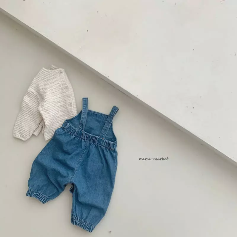 Mimi Market - Korean Baby Fashion - #babywear - Momo Denim Dungarees - 9