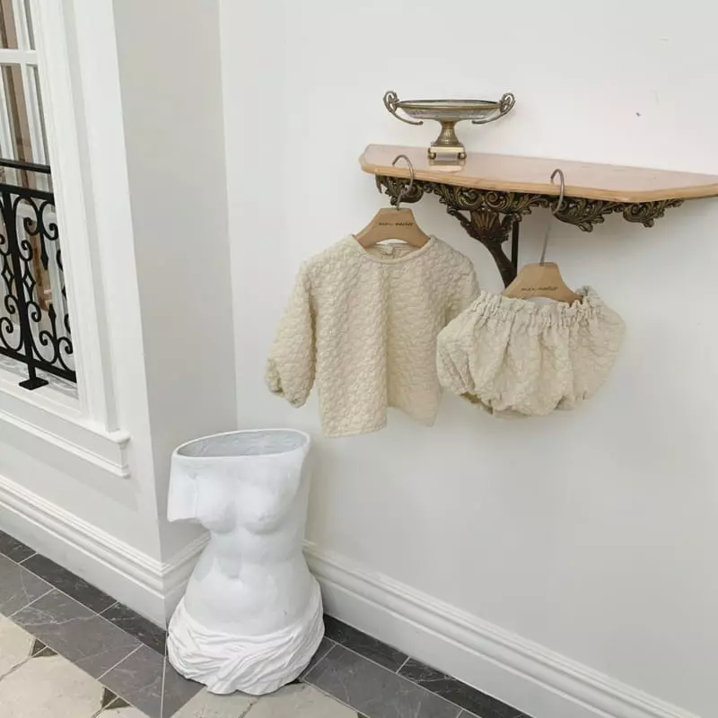 Mimi Market - Korean Baby Fashion - #babywear - Off Top Bottom Set - 3