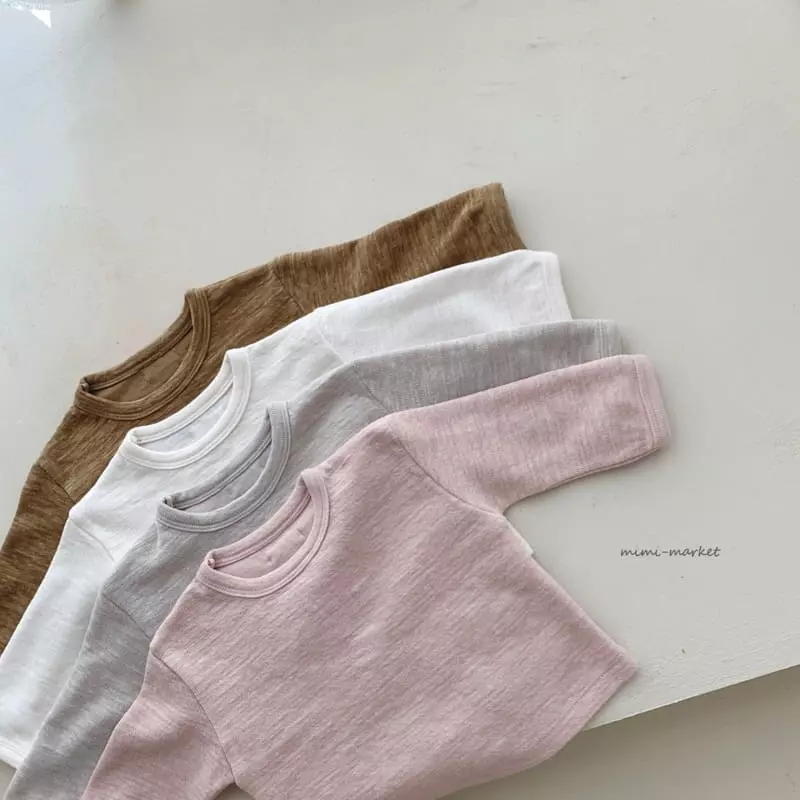 Mimi Market - Korean Baby Fashion - #babywear - Slub Tee - 2