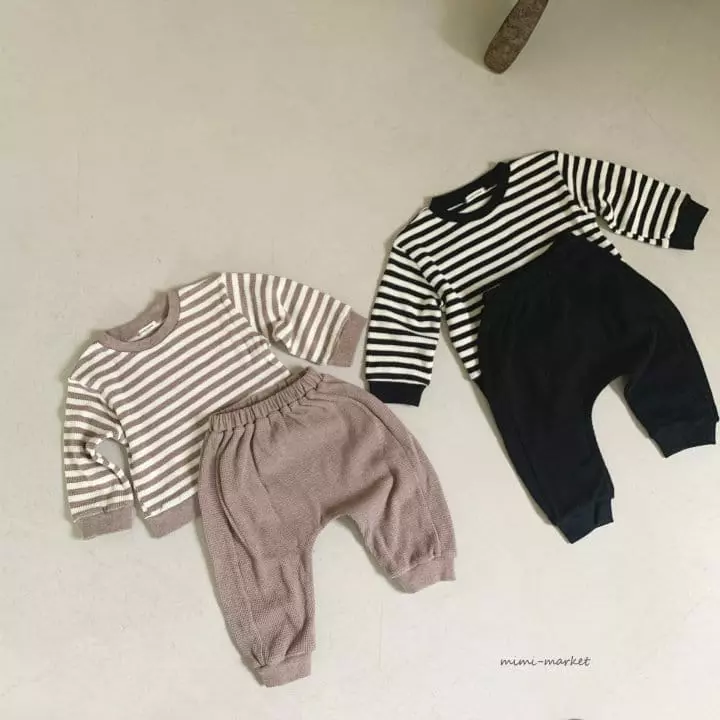 Mimi Market - Korean Baby Fashion - #babywear - Mimi Top Bottom Set - 8