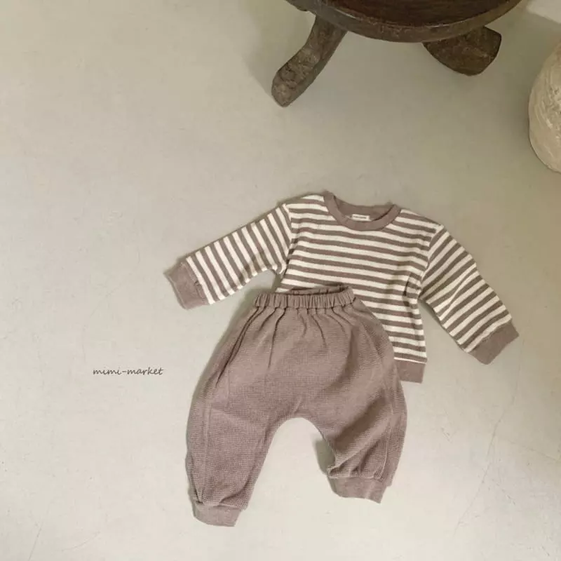 Mimi Market - Korean Baby Fashion - #onlinebabyboutique - Mimi Top Bottom Set - 11