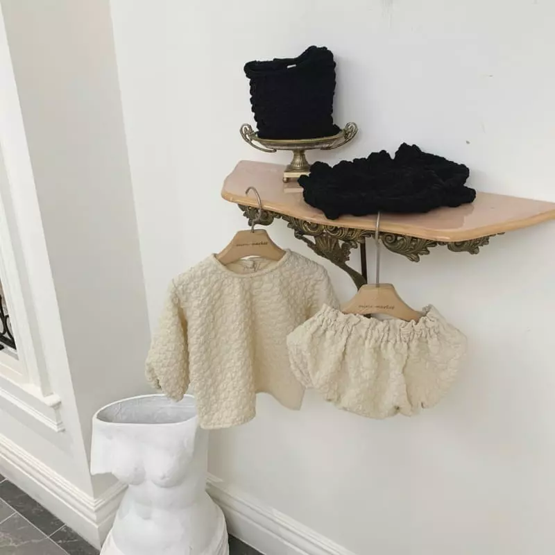 Mimi Market - Korean Baby Fashion - #babywear - Off Top Bottom Set - 4