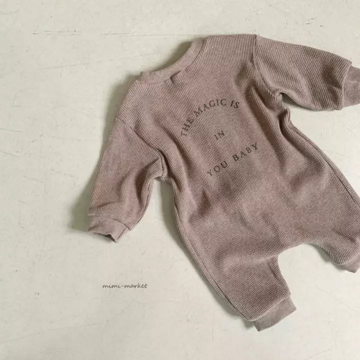 Mimi Market - Korean Baby Fashion - #onlinebabyboutique - Croiffle Bodysuit - 3