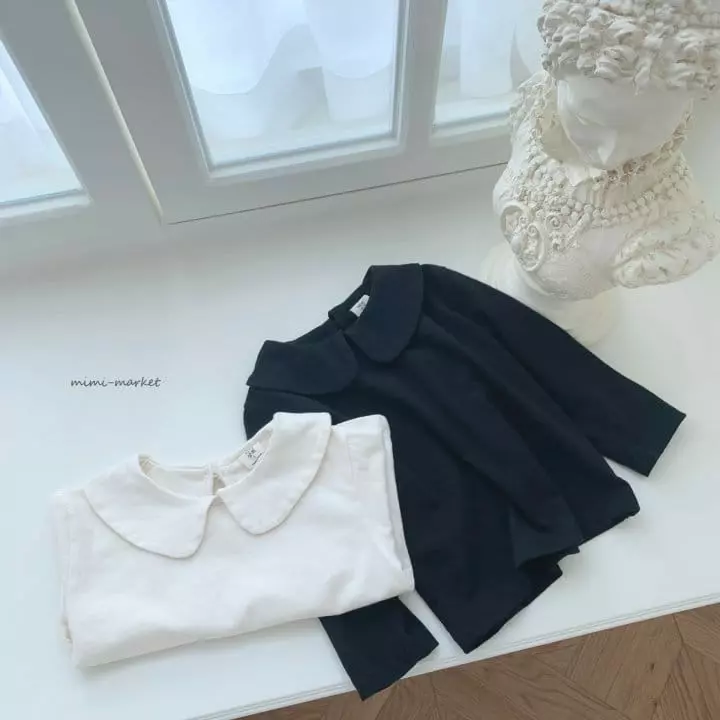 Mimi Market - Korean Baby Fashion - #onlinebabyboutique - Marlang Collar Tee - 3