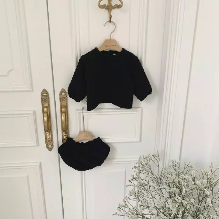 Mimi Market - Korean Baby Fashion - #onlinebabyboutique - Off Top Bottom Set - 2