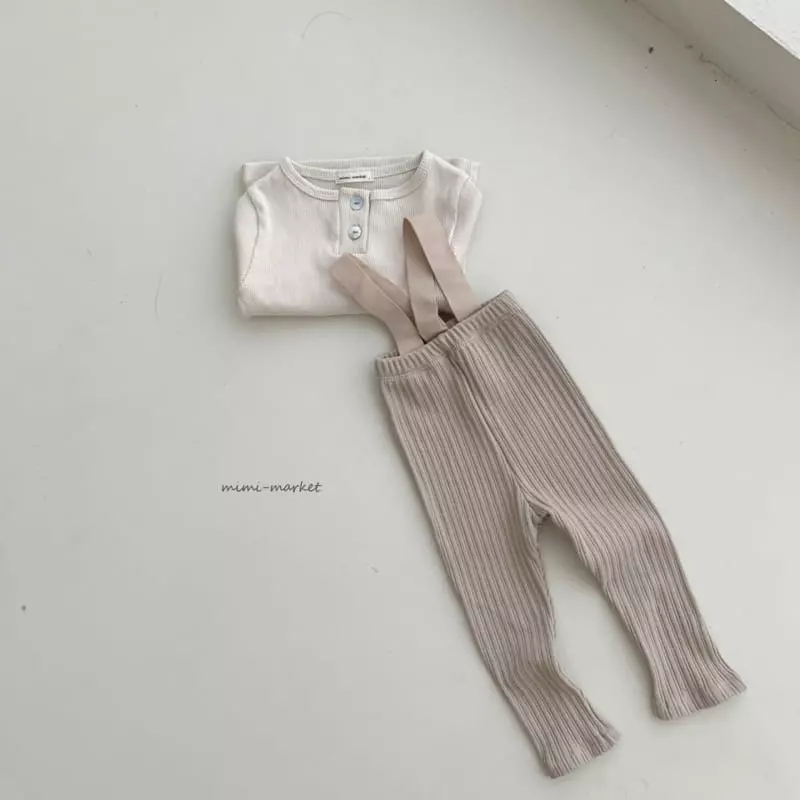 Mimi Market - Korean Baby Fashion - #onlinebabyshop - Cozy Dungarees - 5