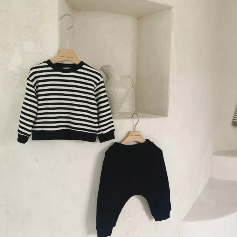 Mimi Market - Korean Baby Fashion - #onlinebabyshop - Mimi Top Bottom Set - 12