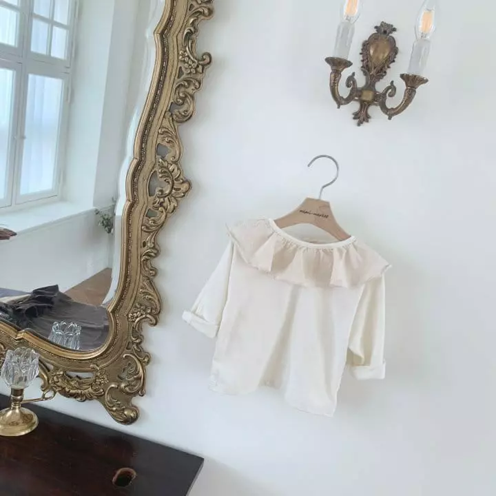 Mimi Market - Korean Baby Fashion - #onlinebabyshop - Lora Collar Tee
