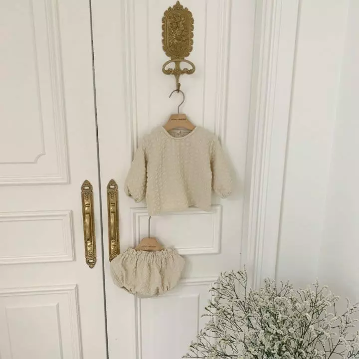 Mimi Market - Korean Baby Fashion - #onlinebabyshop - Off Top Bottom Set - 3