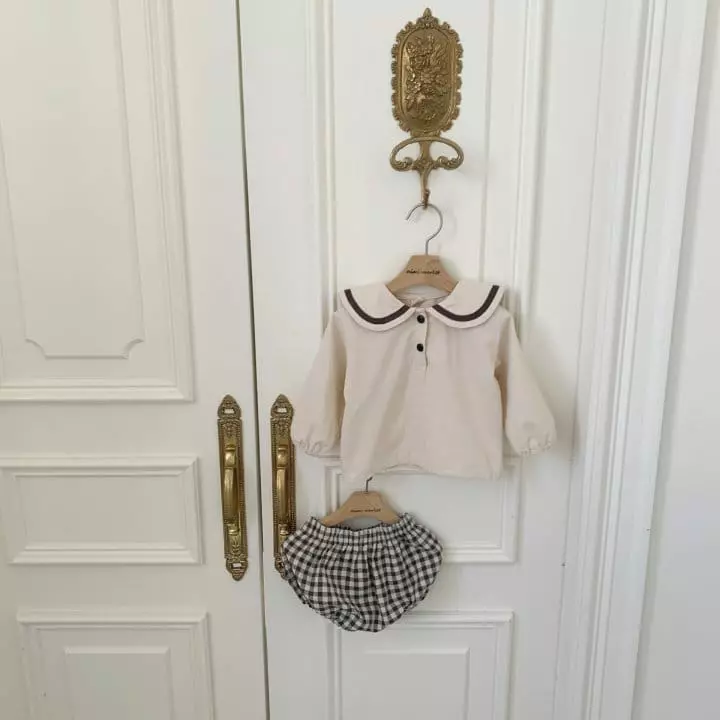 Mimi Market - Korean Baby Fashion - #onlinebabyshop - Sailor Top Bottom Set