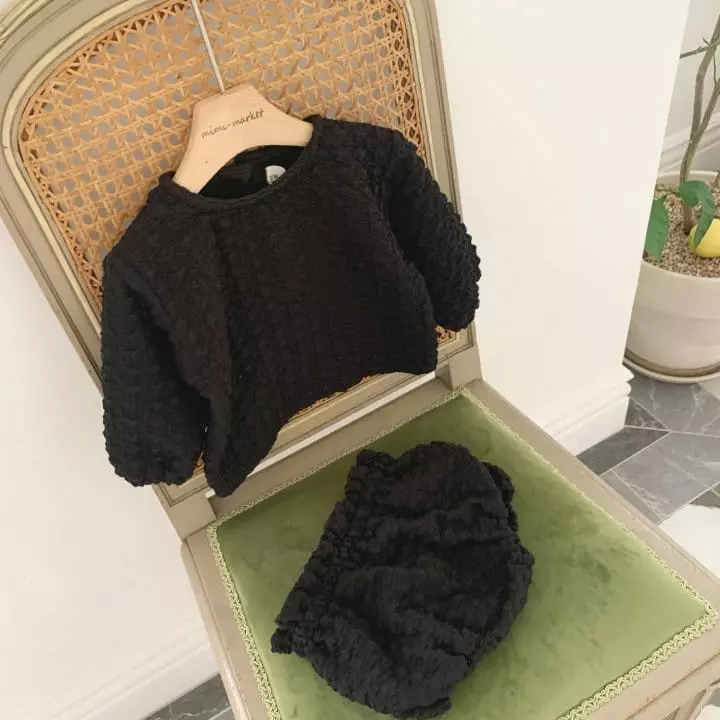 Mimi Market - Korean Baby Fashion - #onlinebabyshop - Off Top Bottom Set - 4