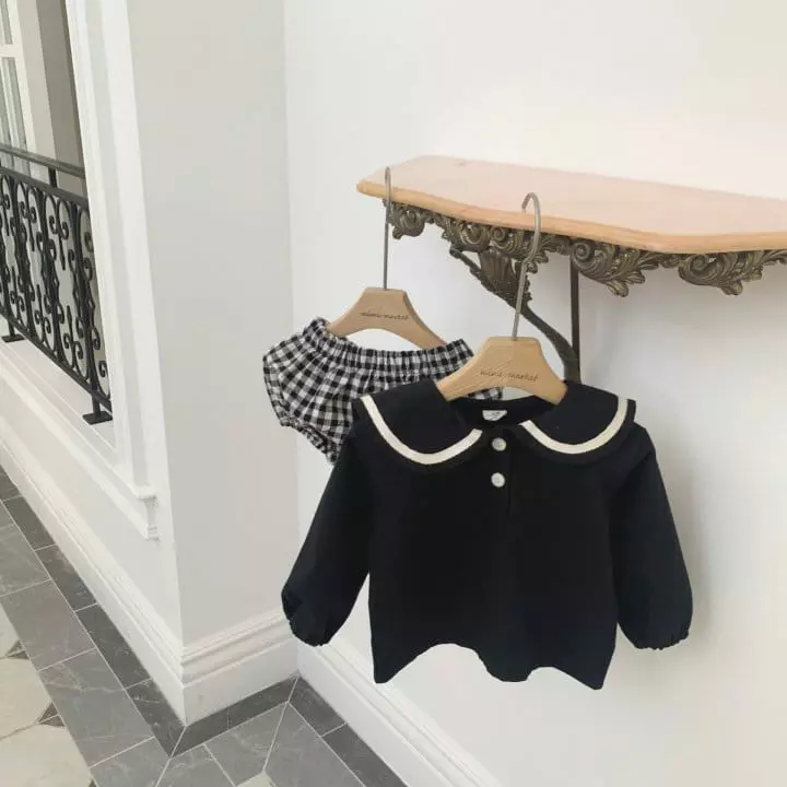 Mimi Market - Korean Baby Fashion - #smilingbaby - Sailor Top Bottom Set - 2