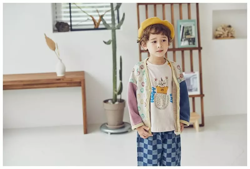 Mimico - Korean Children Fashion - #Kfashion4kids - Smile Cardigan