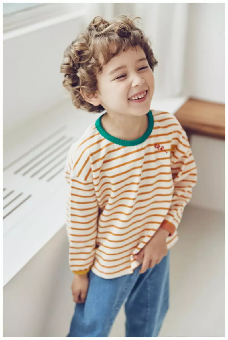 Mimico - Korean Children Fashion - #Kfashion4kids - Ani Stripes Tee - 7