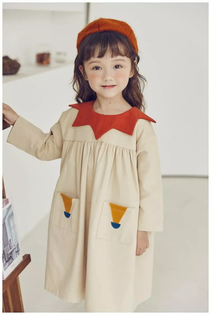 Mimico - Korean Children Fashion - #Kfashion4kids - Star One-piece - 5