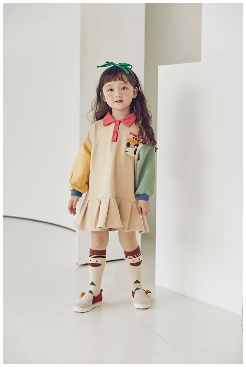 Mimico - Korean Children Fashion - #Kfashion4kids - Ddu Ddu One-piece - 3