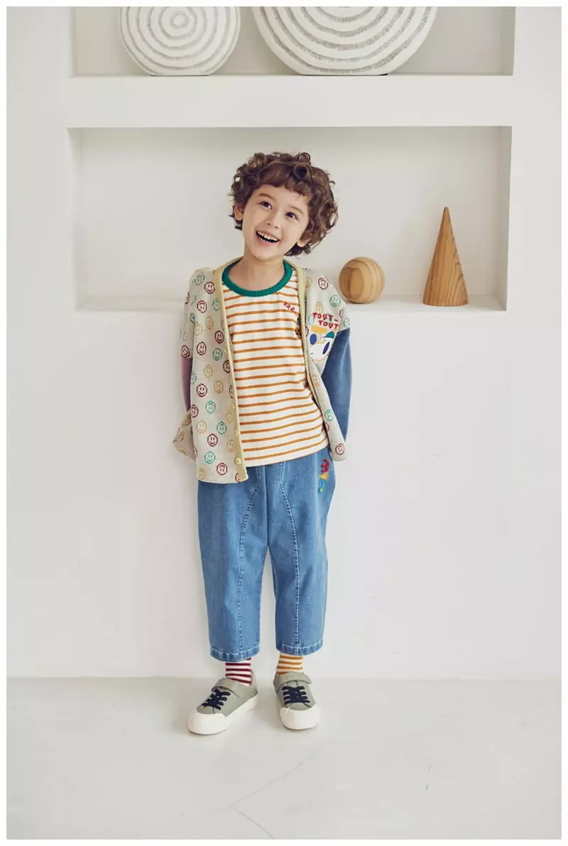 Mimico - Korean Children Fashion - #childofig - Ani Stripes Tee - 12