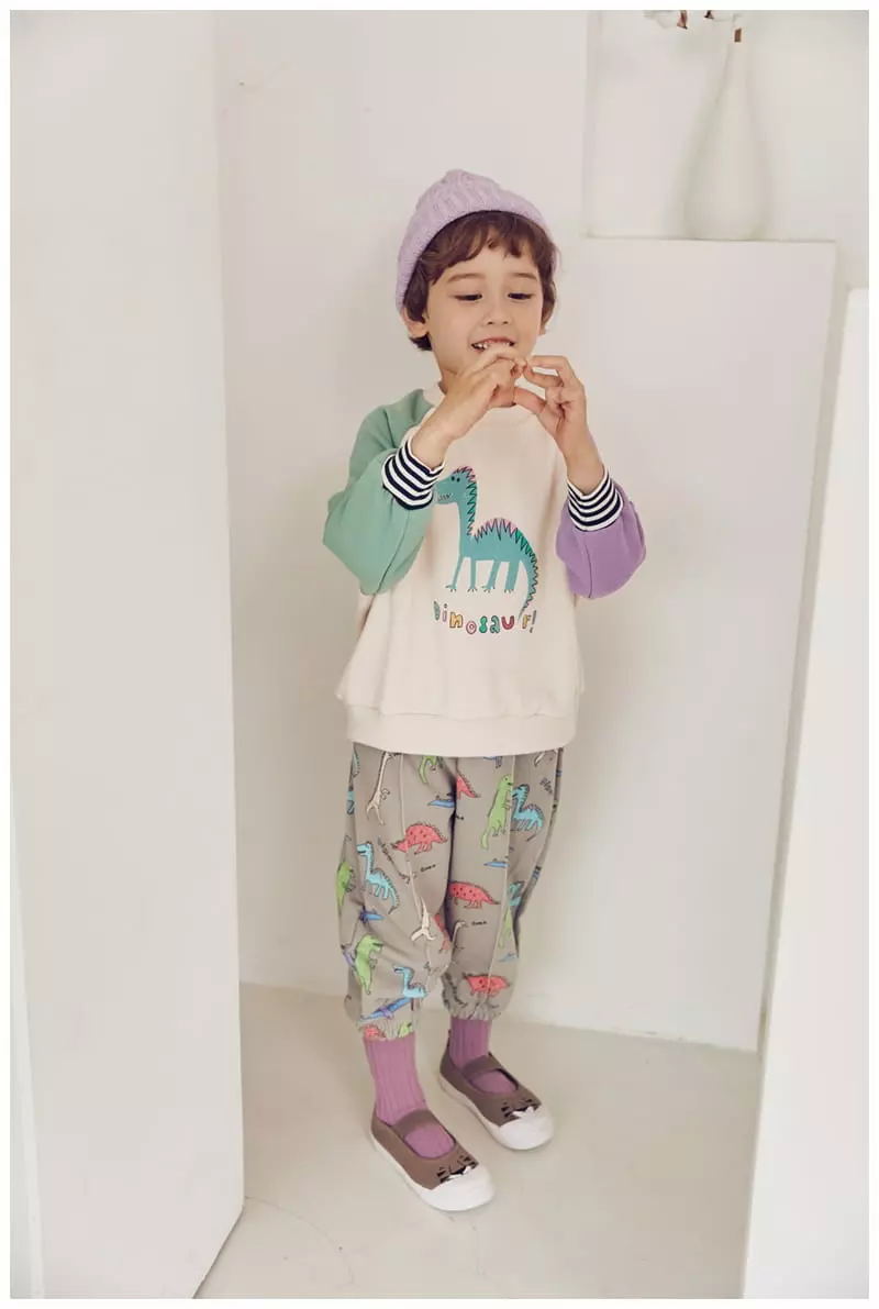 Mimico - Korean Children Fashion - #childofig - Color Dino Pants - 9