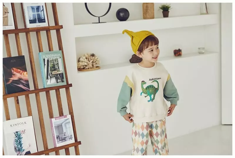 Mimico - Korean Children Fashion - #prettylittlegirls - Dinos Tee - 4