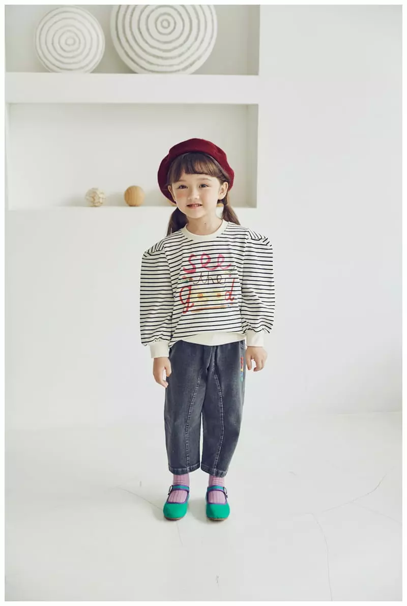 Mimico - Korean Children Fashion - #childofig - Happy Flower Tee - 4