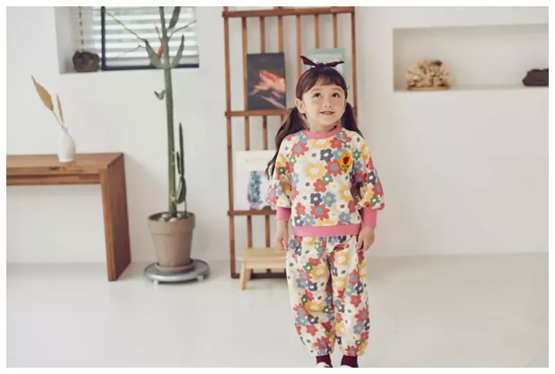 Mimico - Korean Children Fashion - #childofig - Flower Tee - 2
