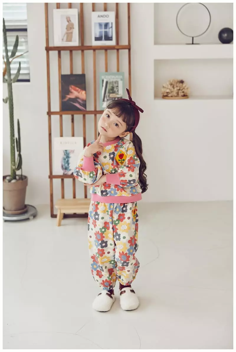 Mimico - Korean Children Fashion - #childofig - Flower Tee - 3