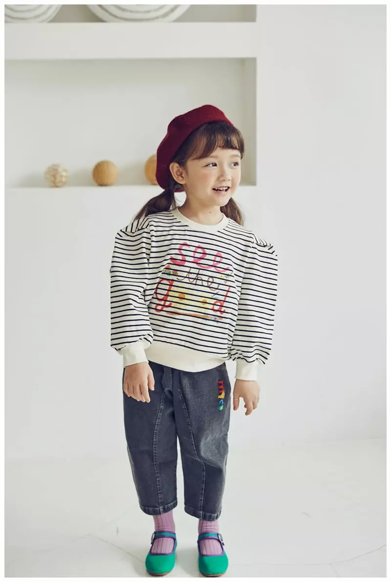 Mimico - Korean Children Fashion - #childrensboutique - Happy Flower Tee - 5