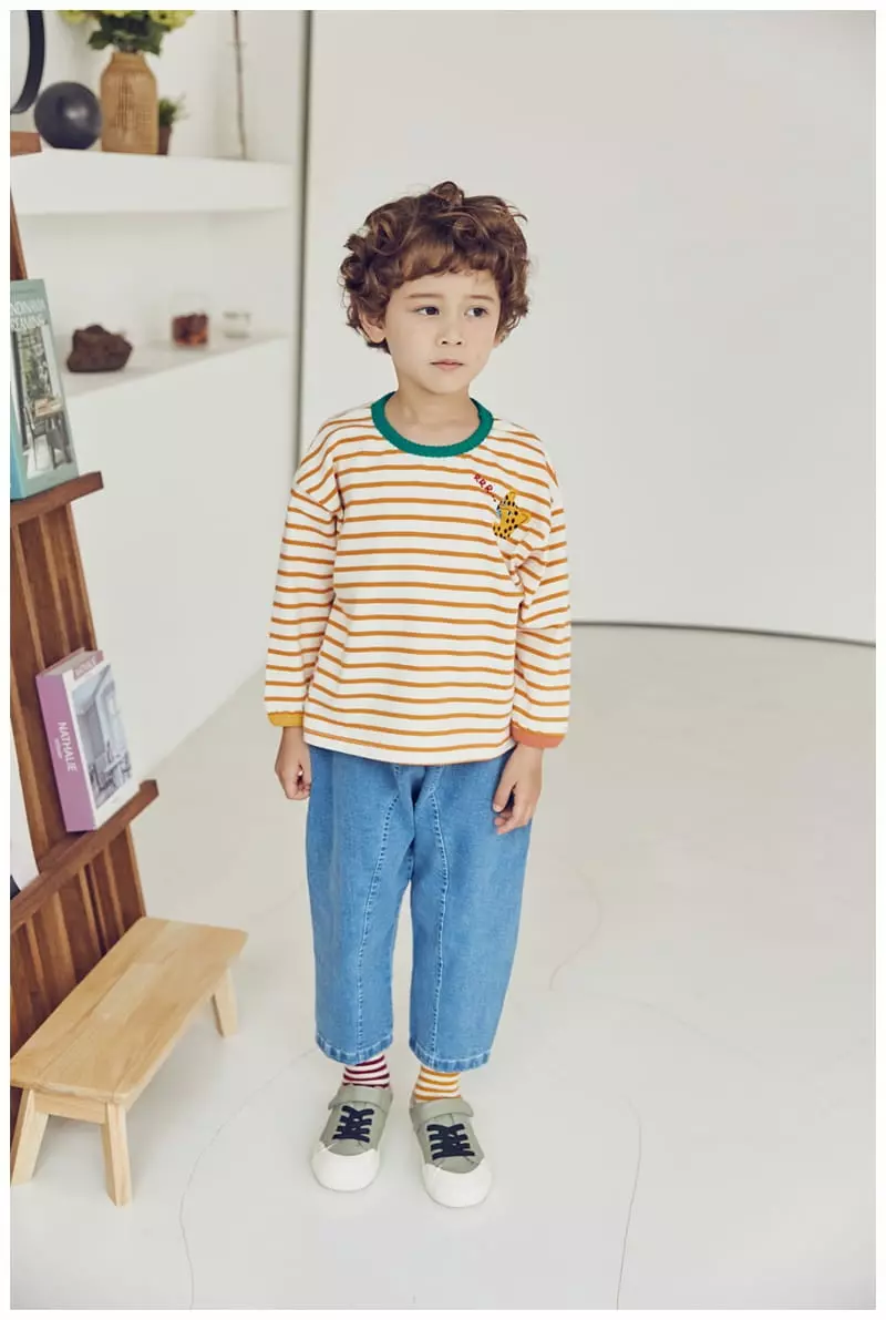 Mimico - Korean Children Fashion - #designkidswear - Ani Stripes Tee