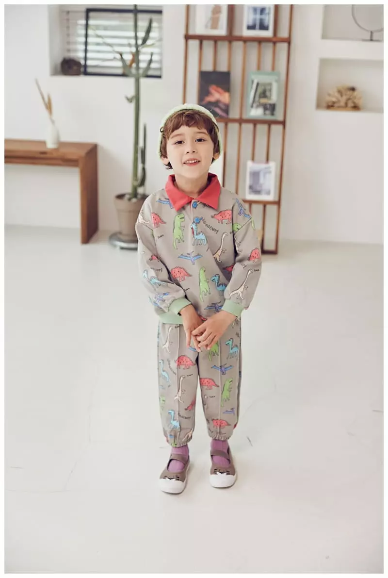 Mimico - Korean Children Fashion - #designkidswear - Color Dino Pants - 11
