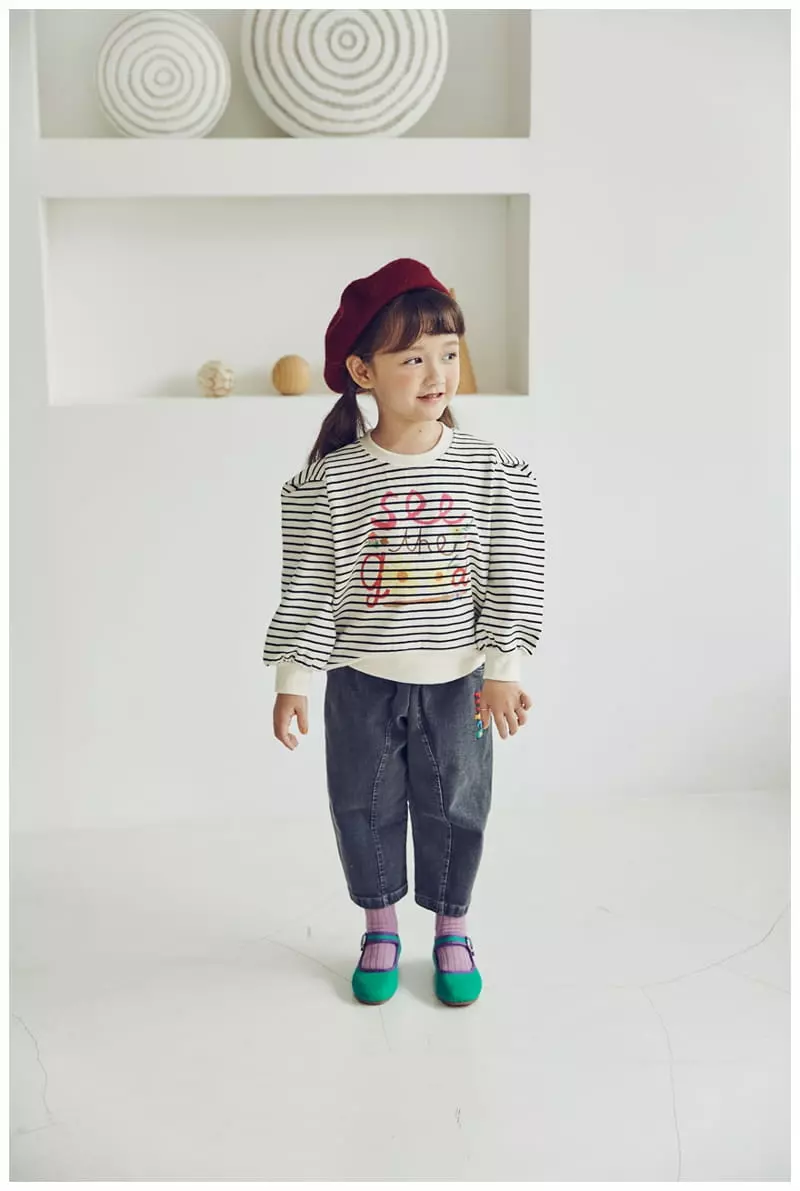 Mimico - Korean Children Fashion - #designkidswear - Happy Flower Tee - 6