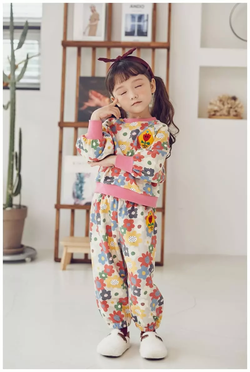 Mimico - Korean Children Fashion - #designkidswear - Flower Tee - 5