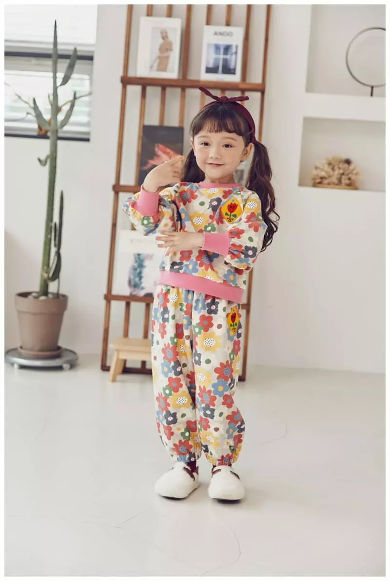 Mimico - Korean Children Fashion - #discoveringself - Flower Tee - 6