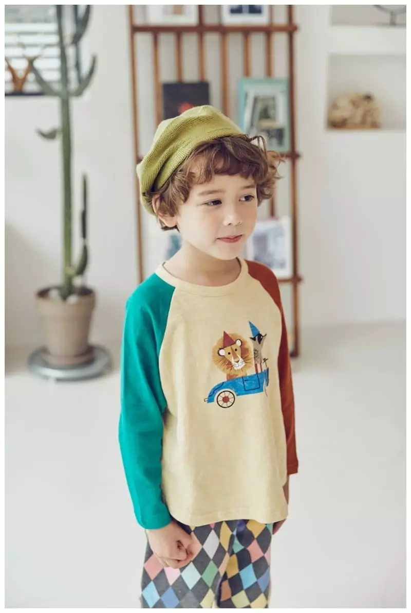 Mimico - Korean Children Fashion - #kidsshorts - Beans Tee - 5