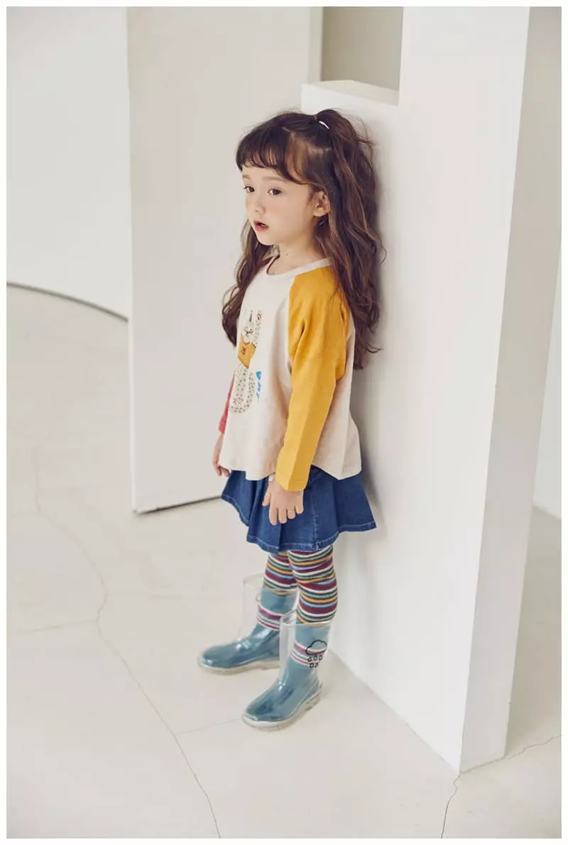 Mimico - Korean Children Fashion - #kidsshorts - Ddu Ddu Skirt Leggings - 2