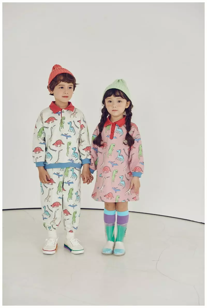Mimico - Korean Children Fashion - #kidsshorts - Dino One-piece