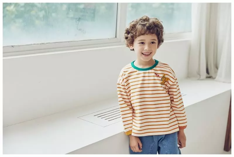 Mimico - Korean Children Fashion - #kidsstore - Ani Stripes Tee - 5