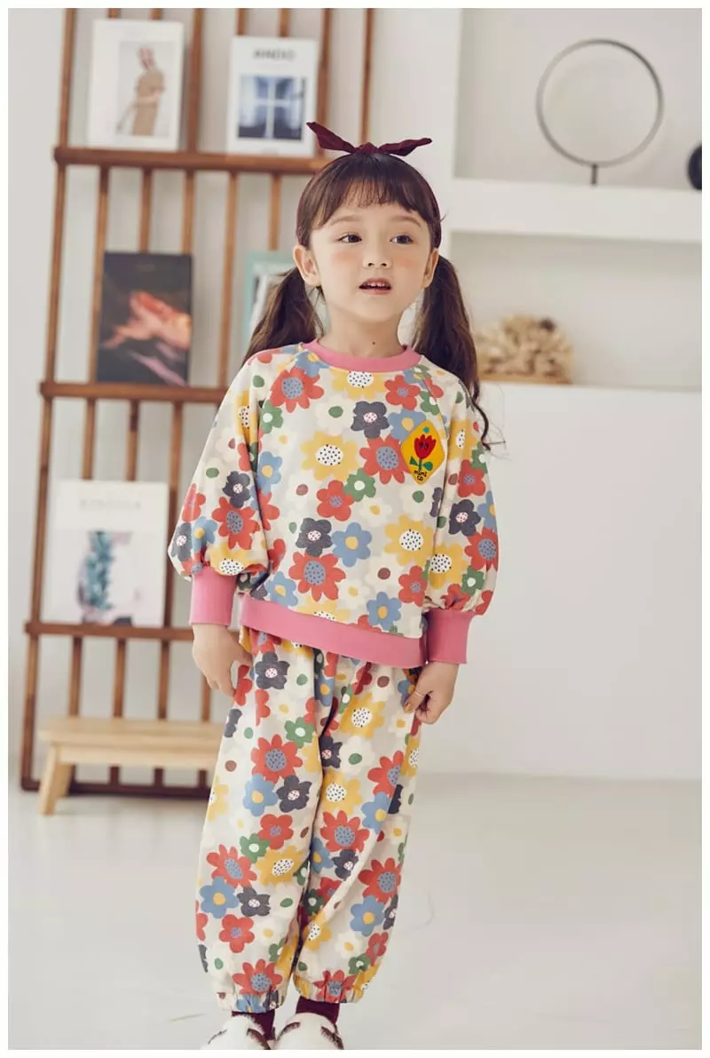 Mimico - Korean Children Fashion - #kidsstore - Flower Tee - 9