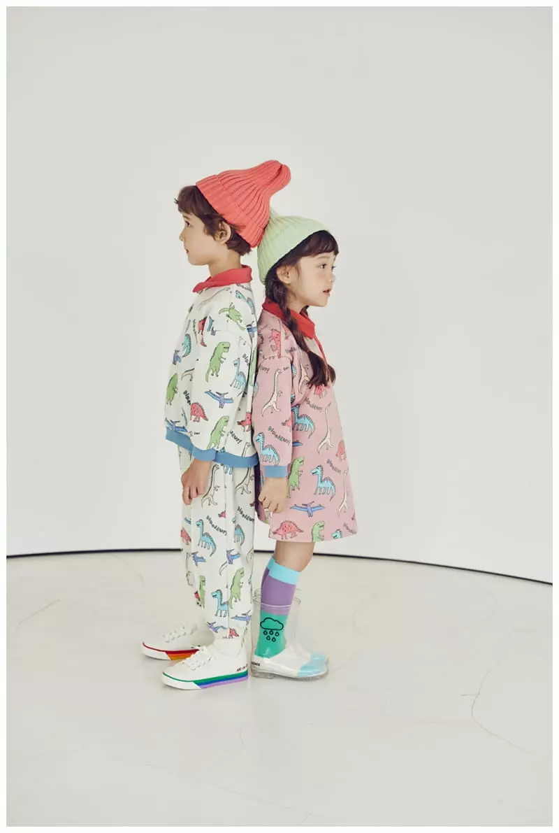 Mimico - Korean Children Fashion - #kidsstore - Dino One-piece - 2