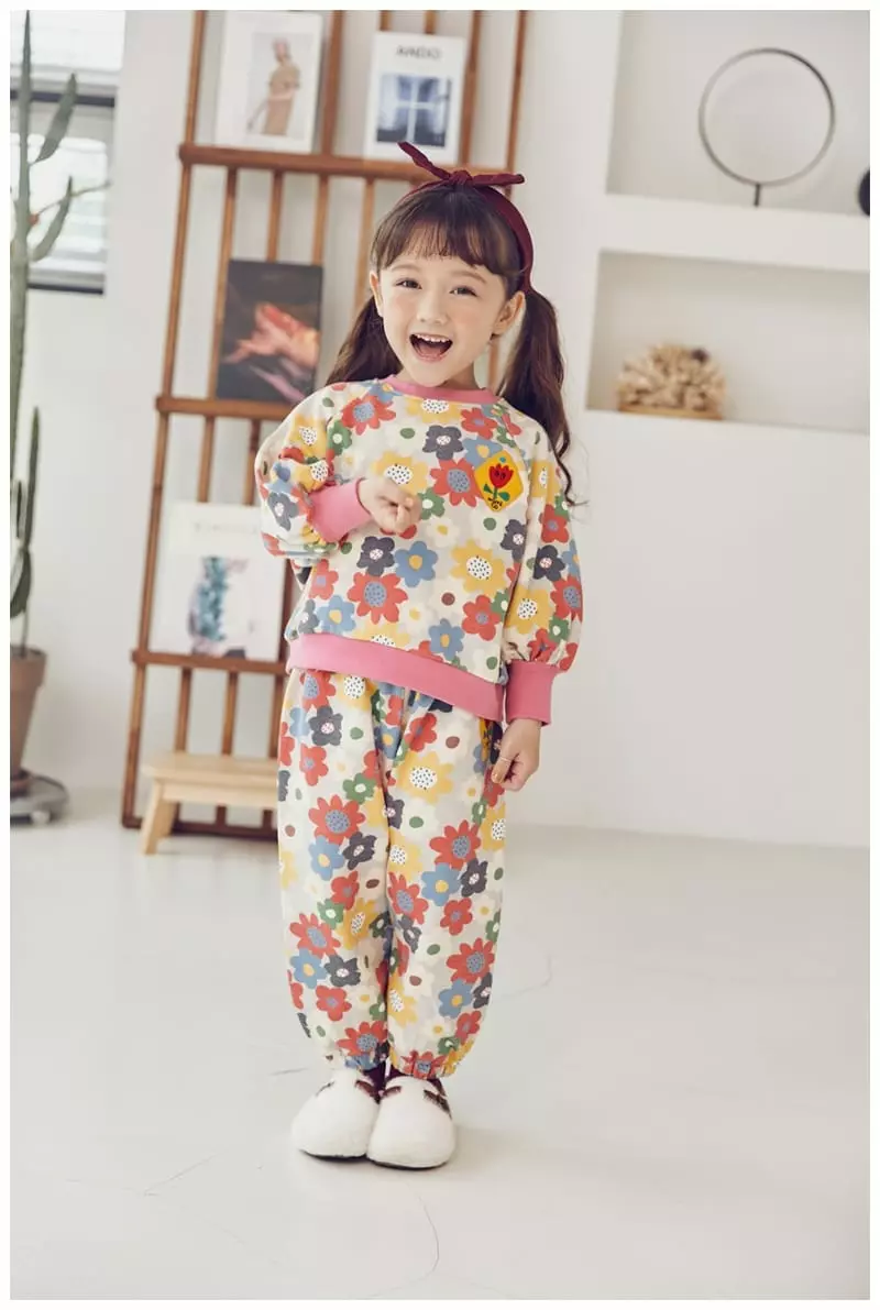Mimico - Korean Children Fashion - #kidzfashiontrend - Flower Tee - 10